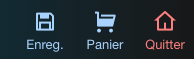 enregistrer et ajouter au panier